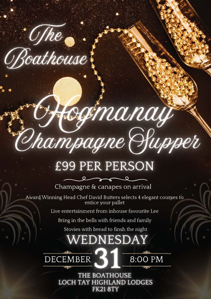 Hogmanay Champagne Supper